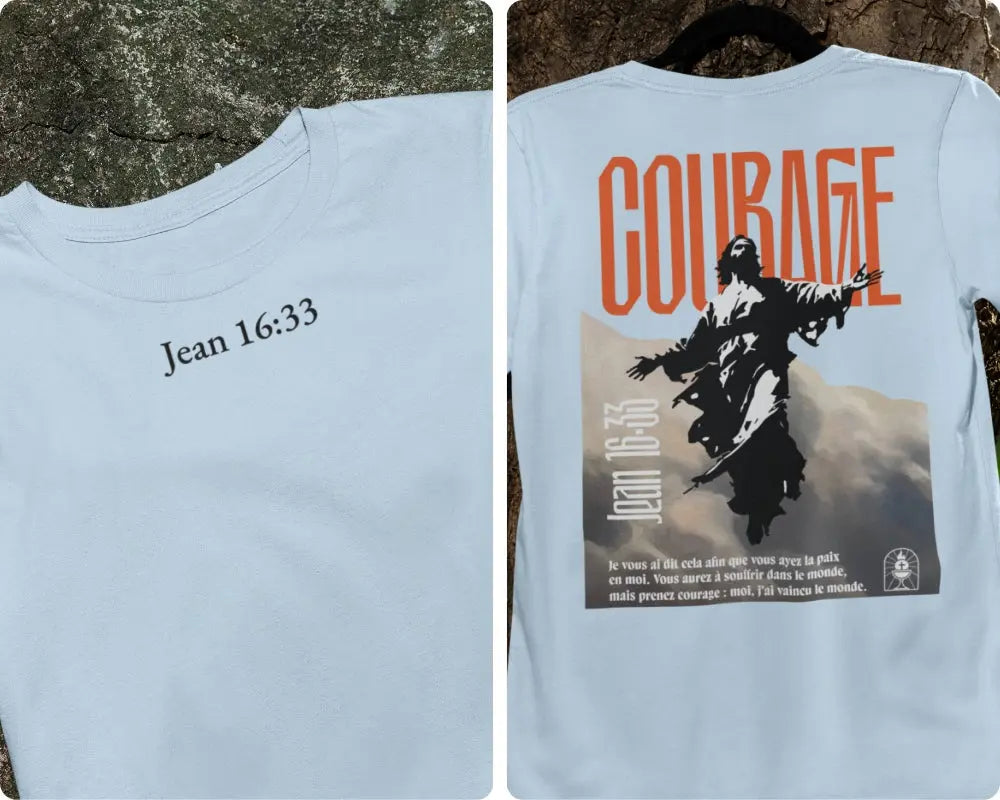 T-SHIRT Jean 16:33 Le 14e Apôtre